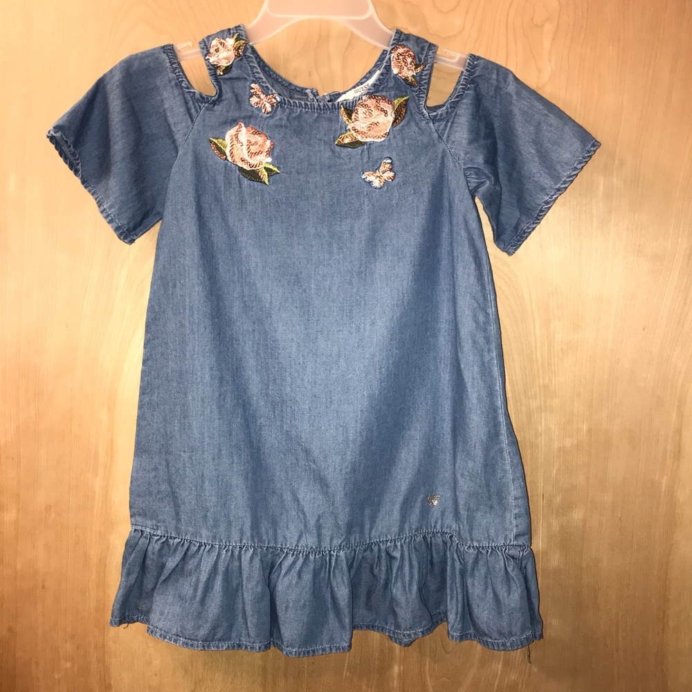 Guess Girl’s Denim Blue Dress Sz 6